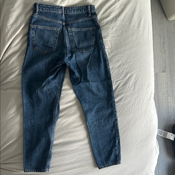 Topshop Women's Mom Blue Jeans - Picture 4 of 5